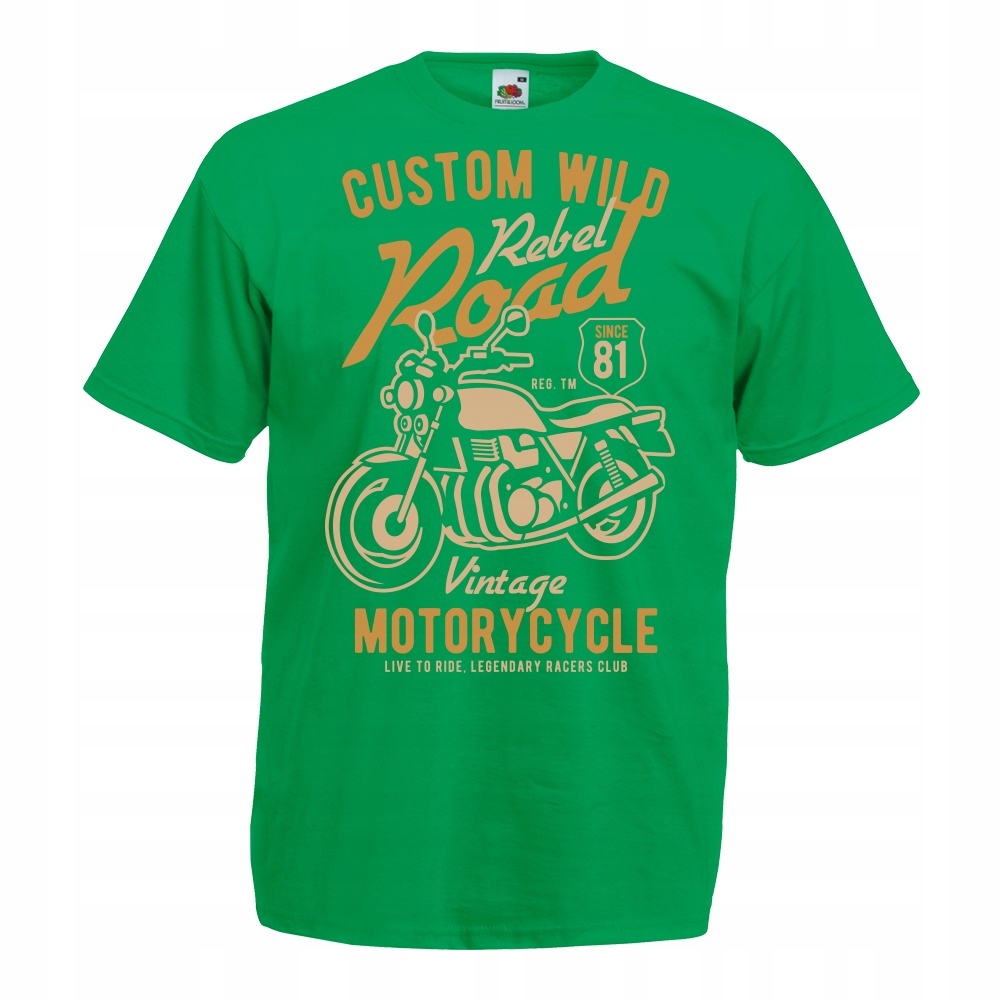 

Koszulka motor motocykl motocyklista S zielona