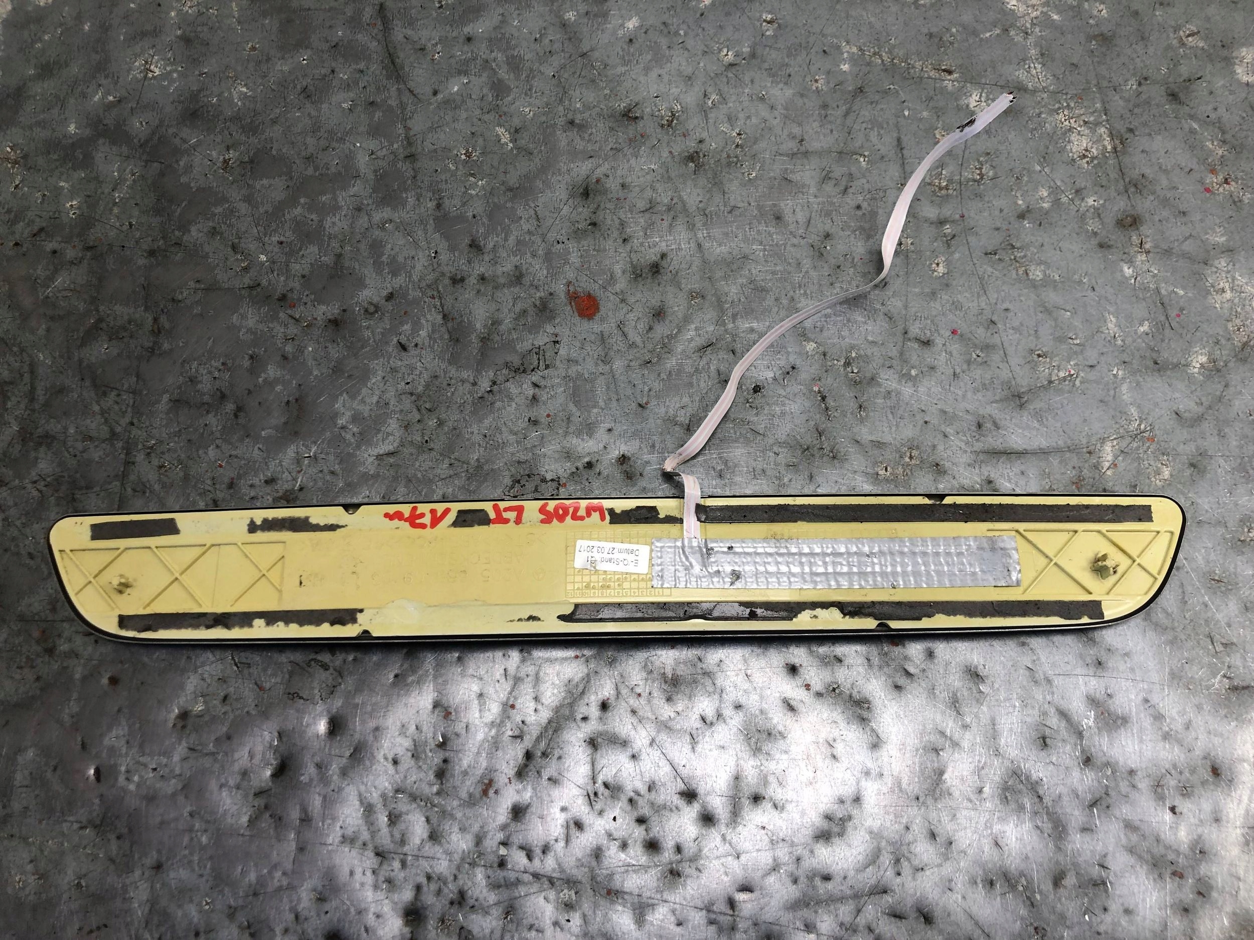 moulding threshold left rear part MERCEDES W205 A2056806903