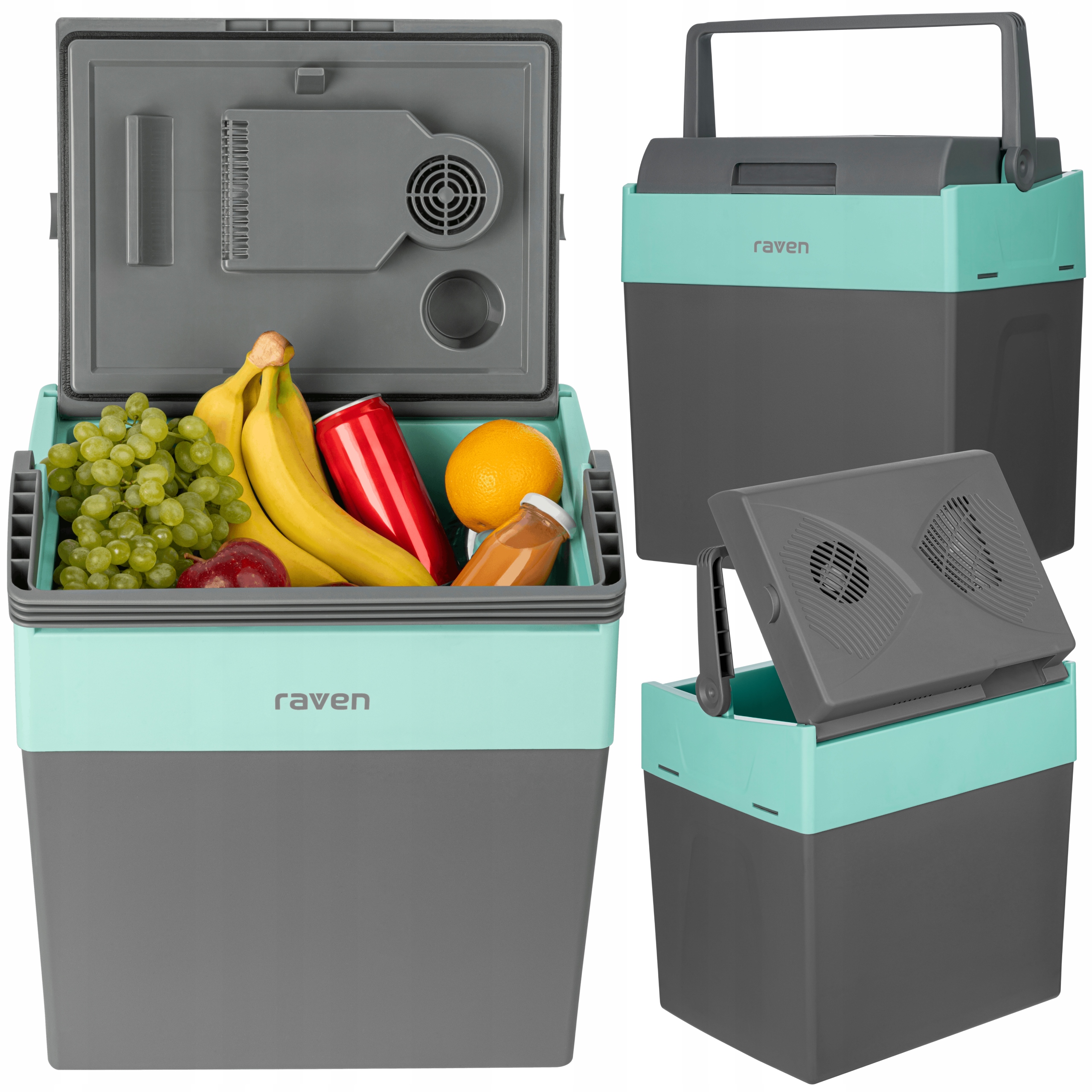 Lodówka turystyczna samochodowa Raven ELT001X 28L Funkcja ogrzewania