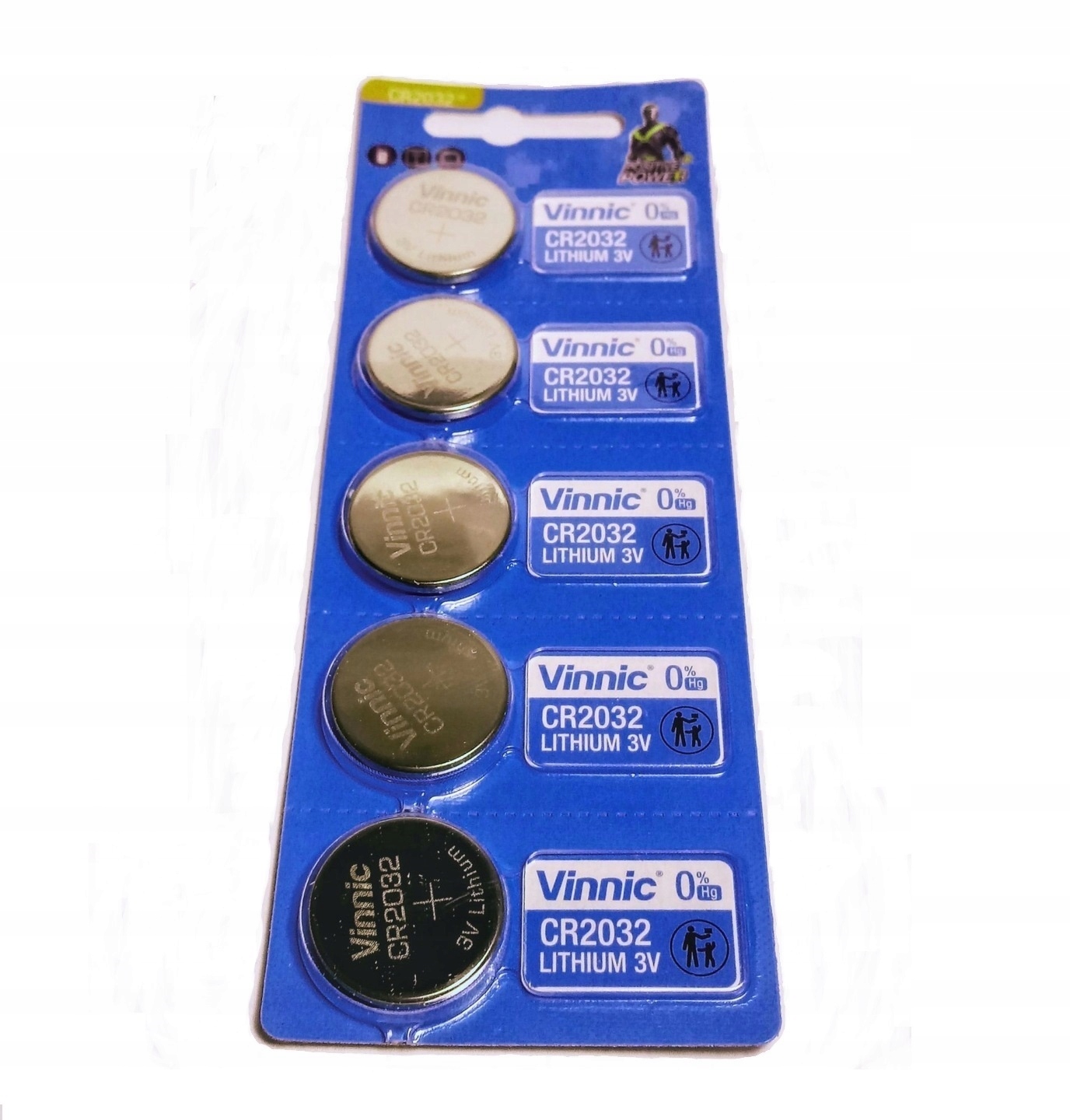 

5 x Bateria Cr 2032 Vinnic litowa 3V