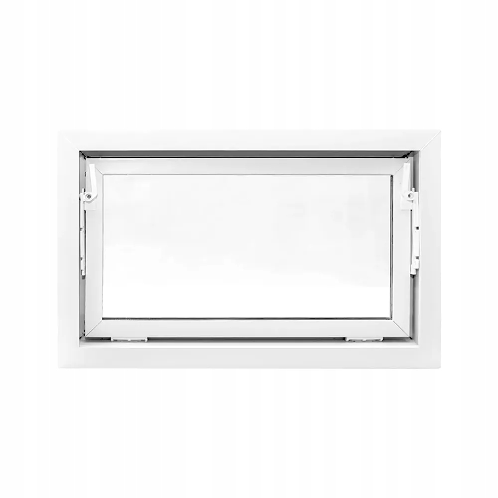 Okno Gospodarcze Okno Inwentarskie do Piwnicy Okno 800X500mm Białe Szerokość 800 mm
