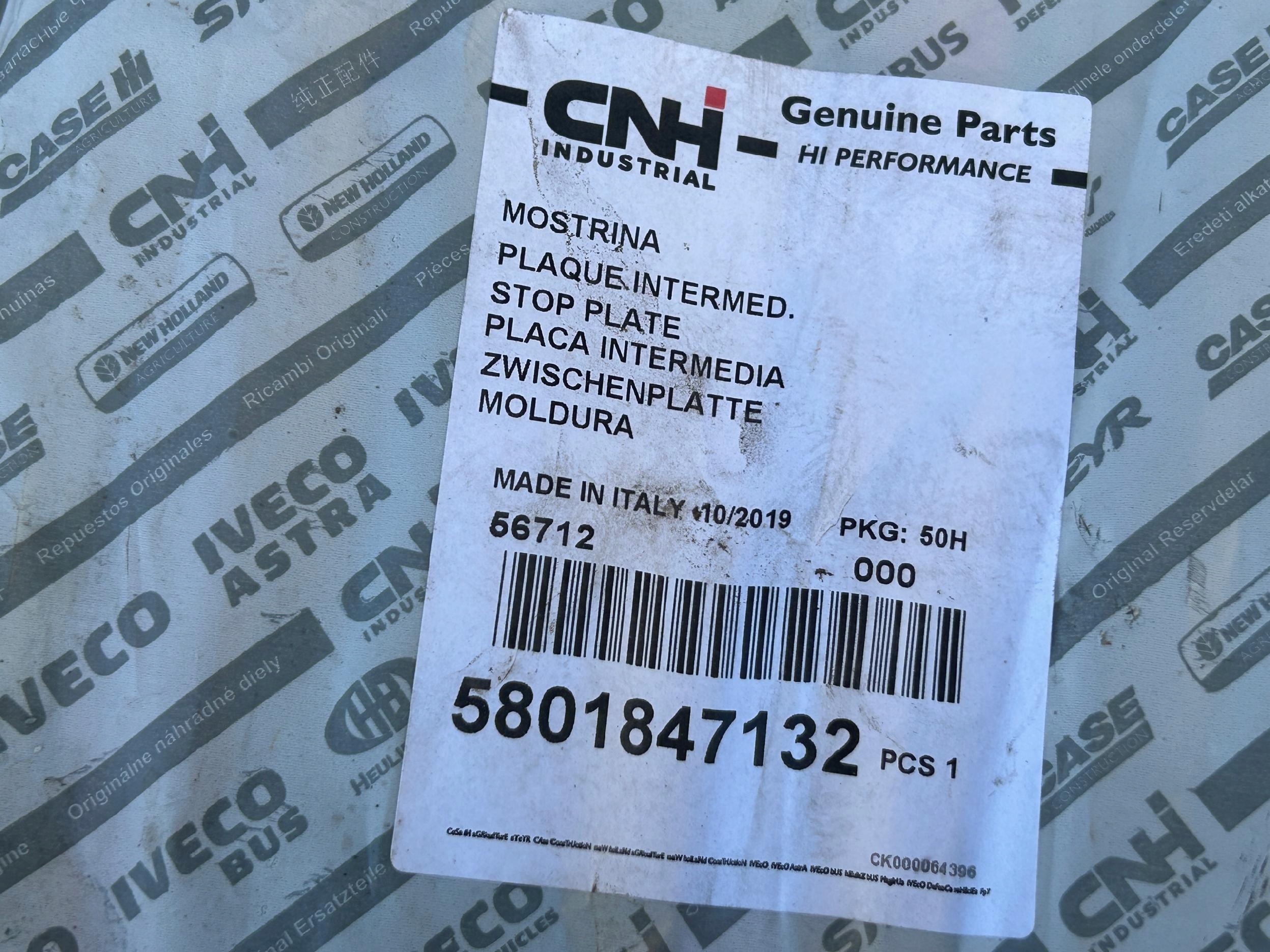 lišta nárazníku levá předek IVECO DAILY IV 14- 5801847132