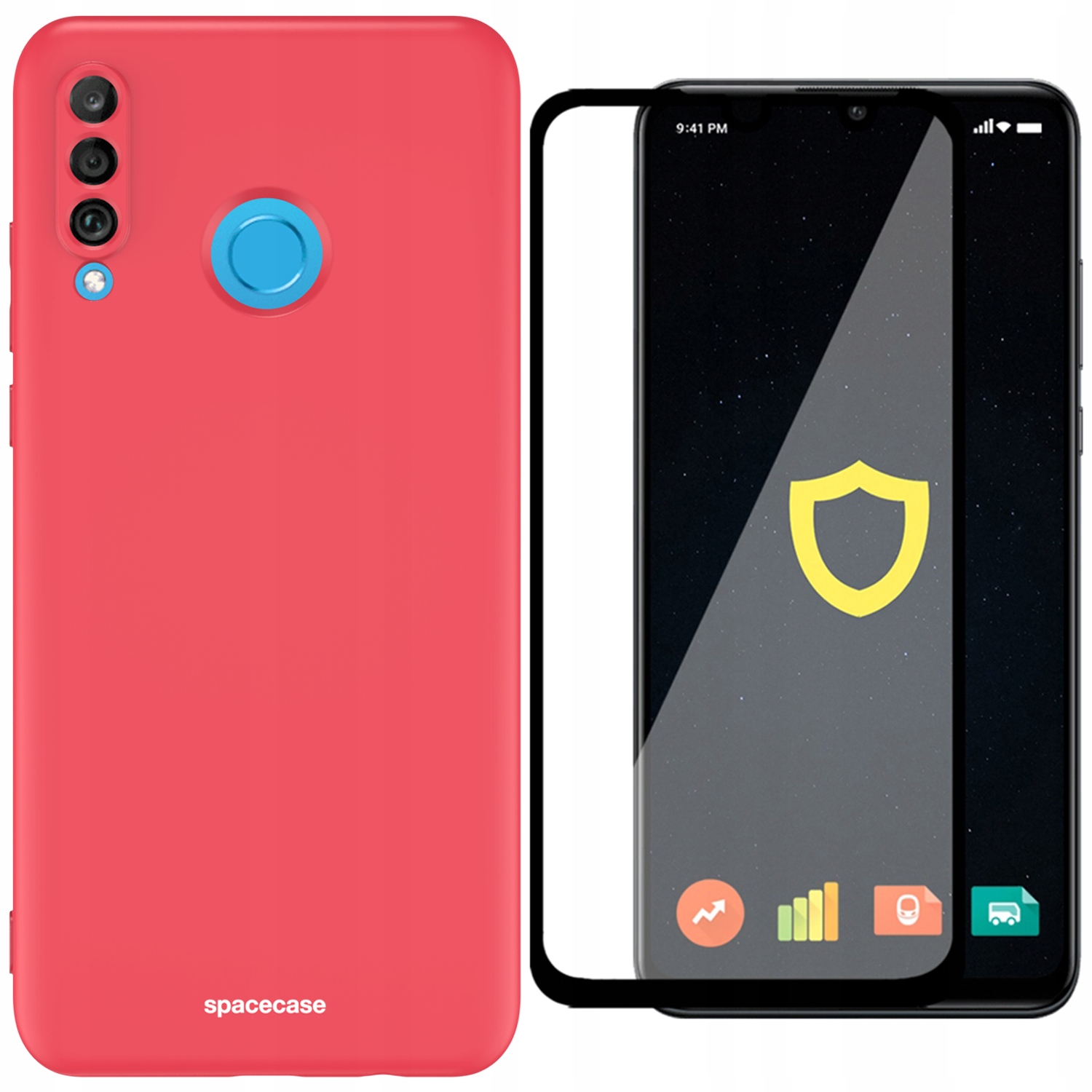 

Etui Matowe Spacecase Do Huawei P30 Lite Szkło