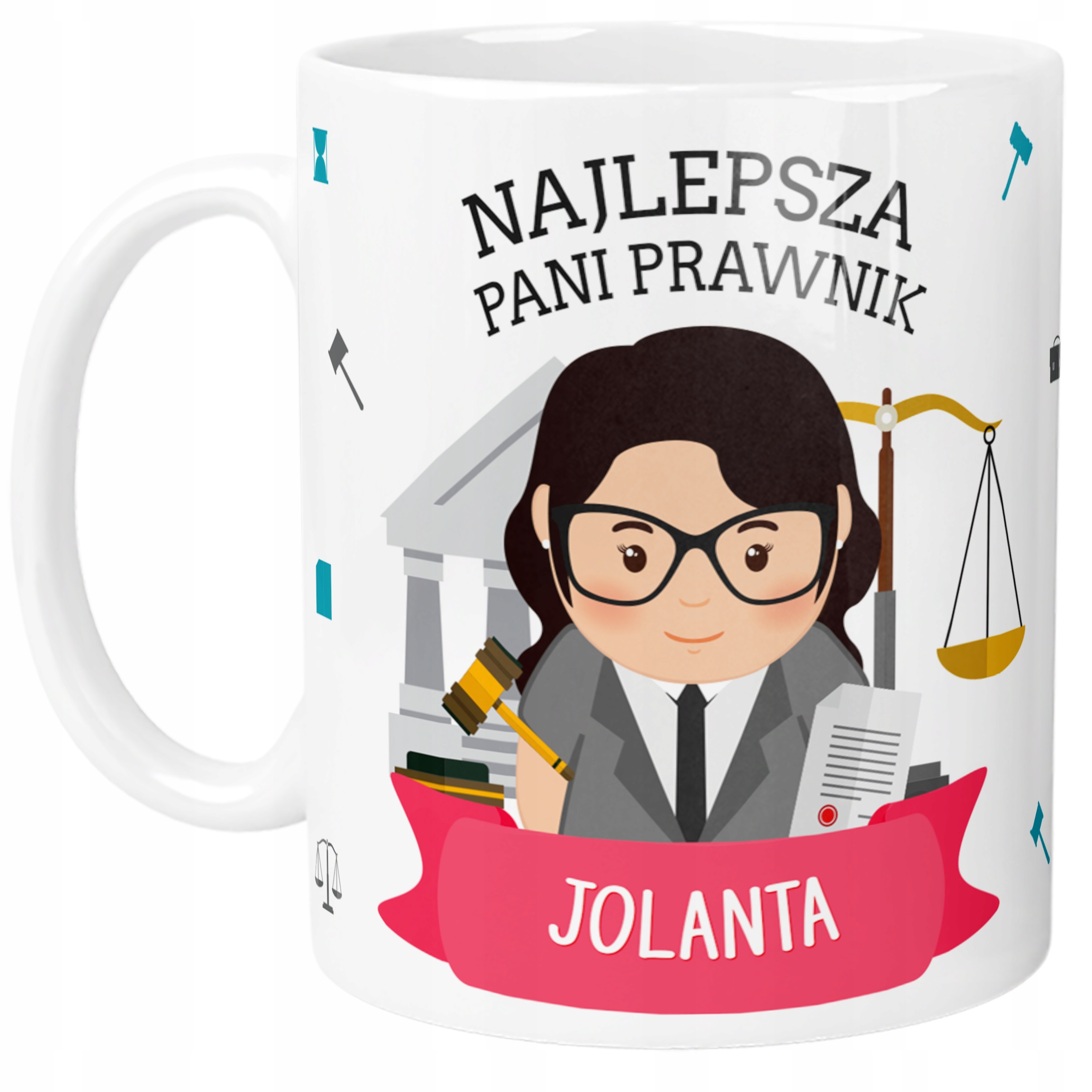 

Personalizowany Kubek dla Pani Prawnik Adwokat