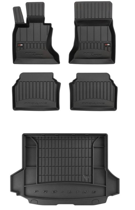 Set 3D Gumové rohože a rohože Bmw 5 F07 Gt 2009-2017