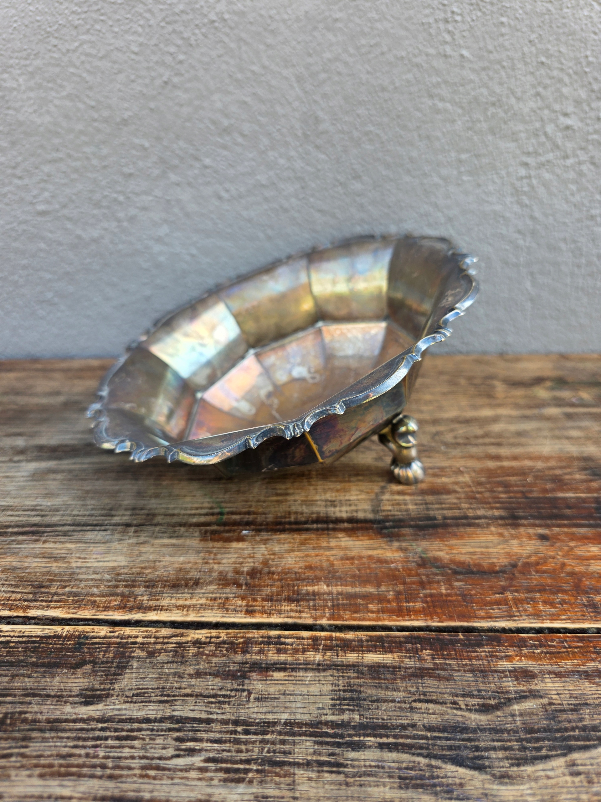 Posrebrzana patera PRL