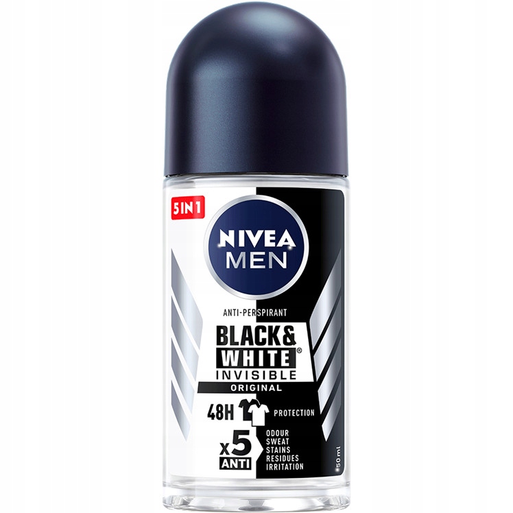 

Nivea Men Antyperspirant Black White Oryginal Kula