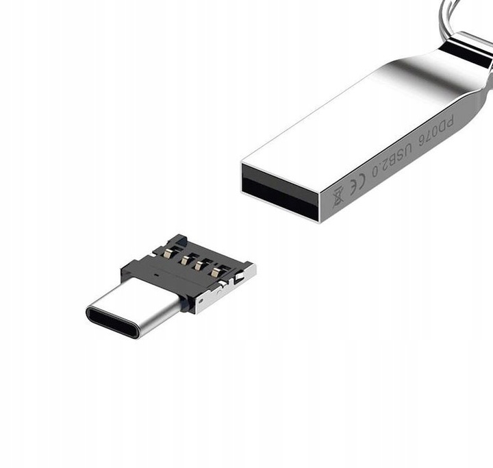 Adapter NANO OTG HOST USB do USB-C Typ C Kod producenta 1909