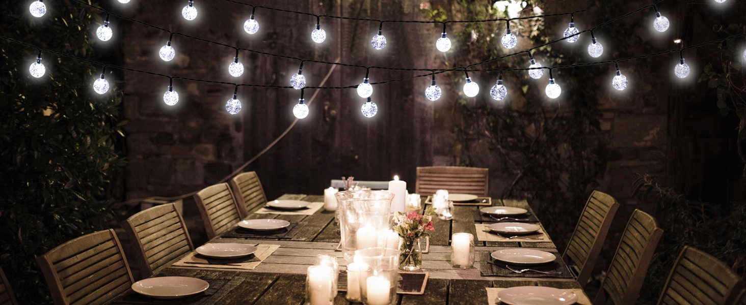 LAMPKI OGRODOWE SOLARNE GIRLANDA ZEWNĘTRZNE KULKI 100LED 12M Informacje o bezpieczeństwie CE