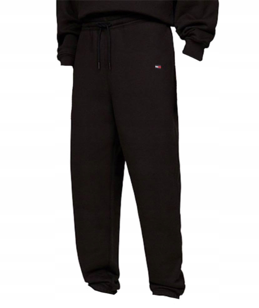 SPODNIE MĘSKIE DRESOWE SPORTOWE JOGGERY DRESY WIOSNA r. L Kolor czarny