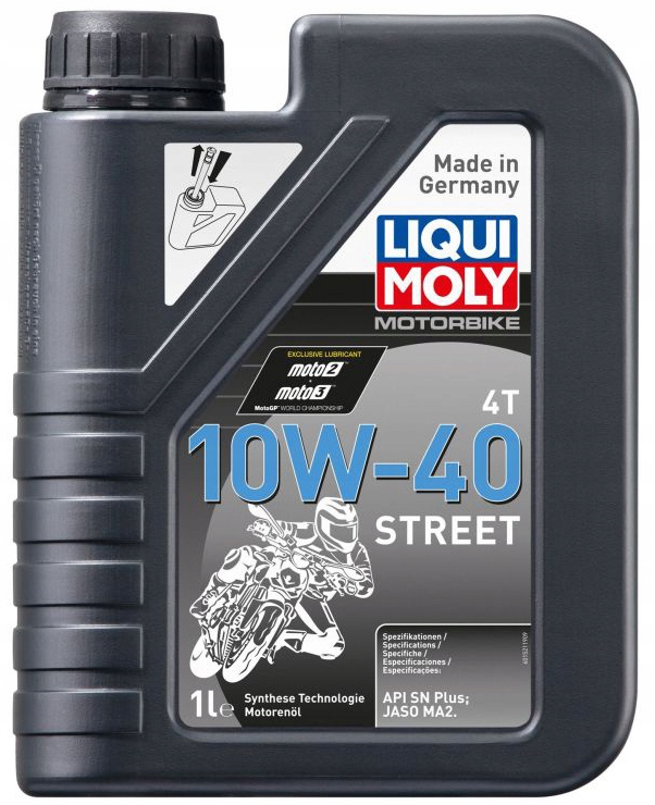 Liqui Moly 1521 Motorbike 4T Street 10W40 1L