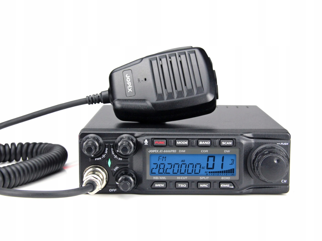 Jopix AT-6666 Pro Export radiotelefon amatorski 21-30MHz Am/fm/ssb 80W