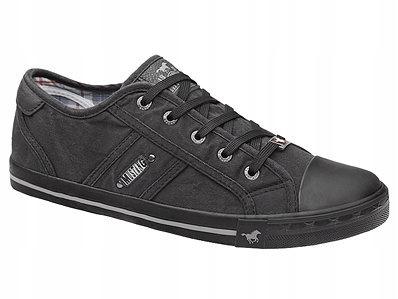 

Kultowe Trampki Mustang 48C0006 r.37 Czarne Jeans