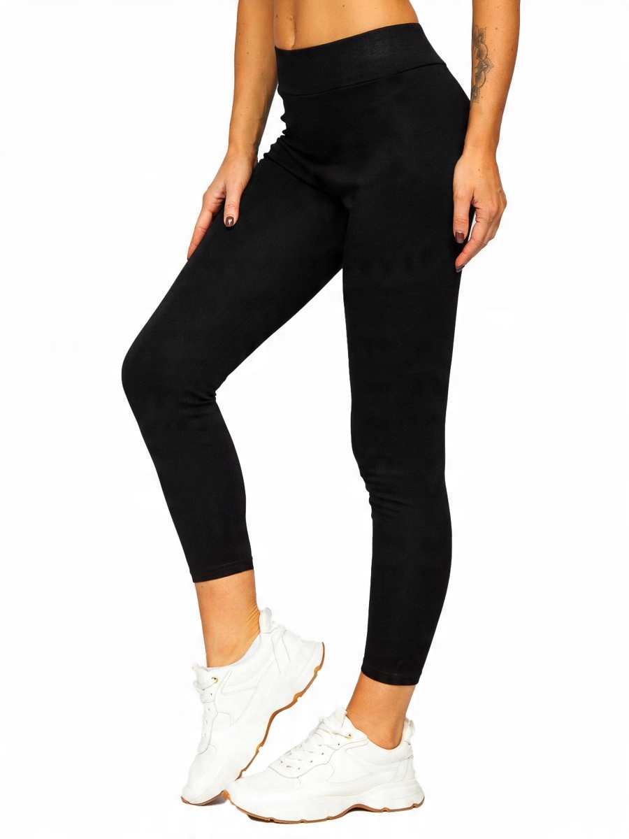 

Legginsy Klasyczne Czarne YW01001 Denley_l