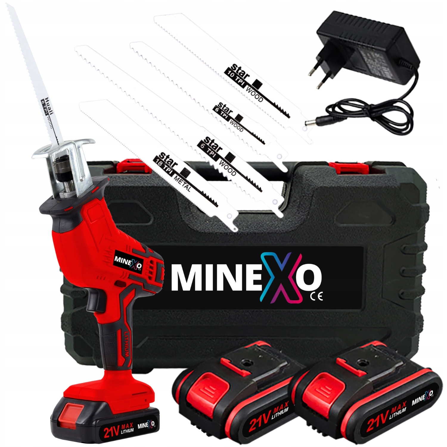 PIŁA SZABLASTA DO DREWNA METALU BEZPRZEWODOWA 21V