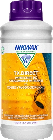 Nikwax Tech Wash 1L mydło + TX. Direct Wash-In 1L impregnat do odzieży Marka Nikwax