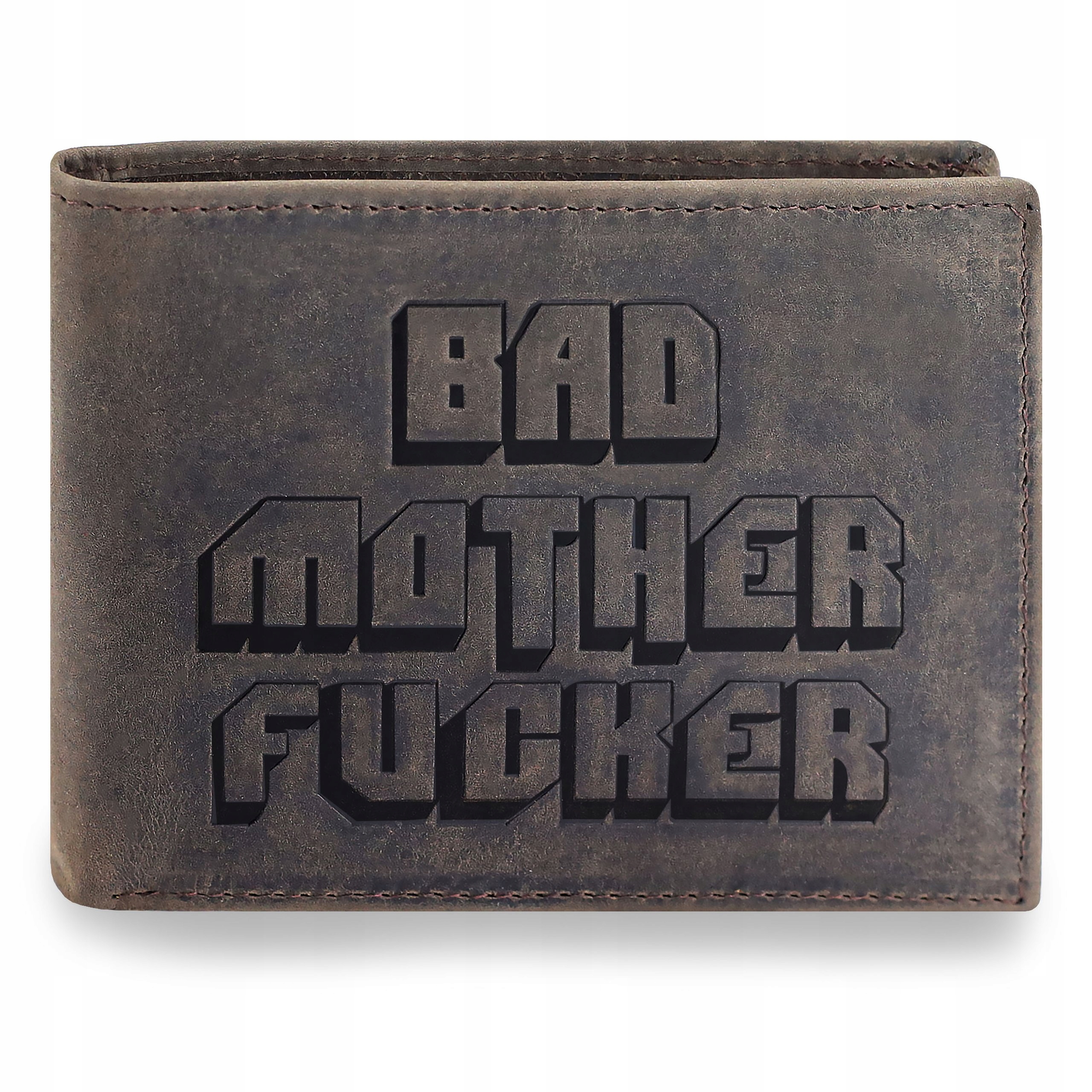 Tevens Skórzany Portfel Męski Bad Mother Fucker Pulp Fiction