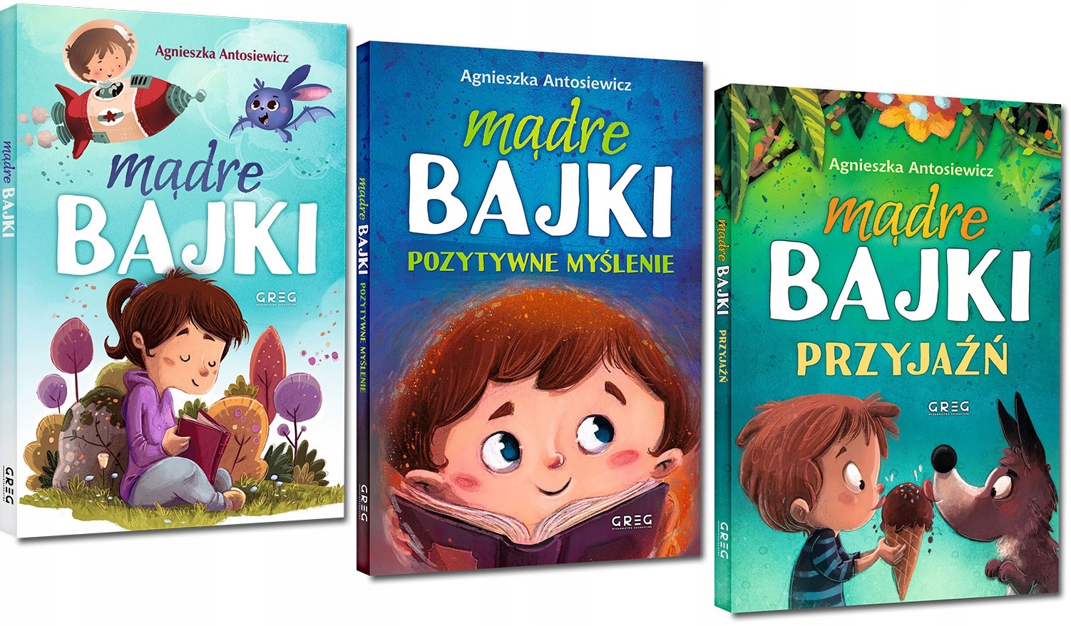 

Mądre Bajki Agnieszka Antosiewicz Twarda 3 Tomy