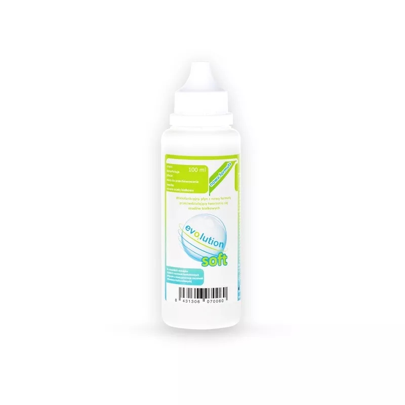 PŁYN DO SOCZEWEK KONTAKTOWYCH evO2lution soft 100 ml Nawilżający
