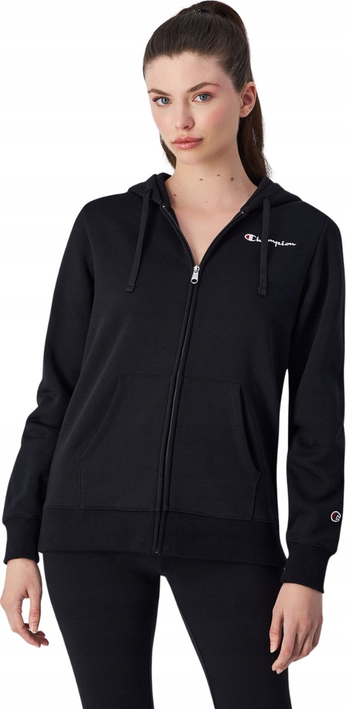 Dámská Mikina Champion Full Zip Hoodie, černá, 117531 KK001, velikost L