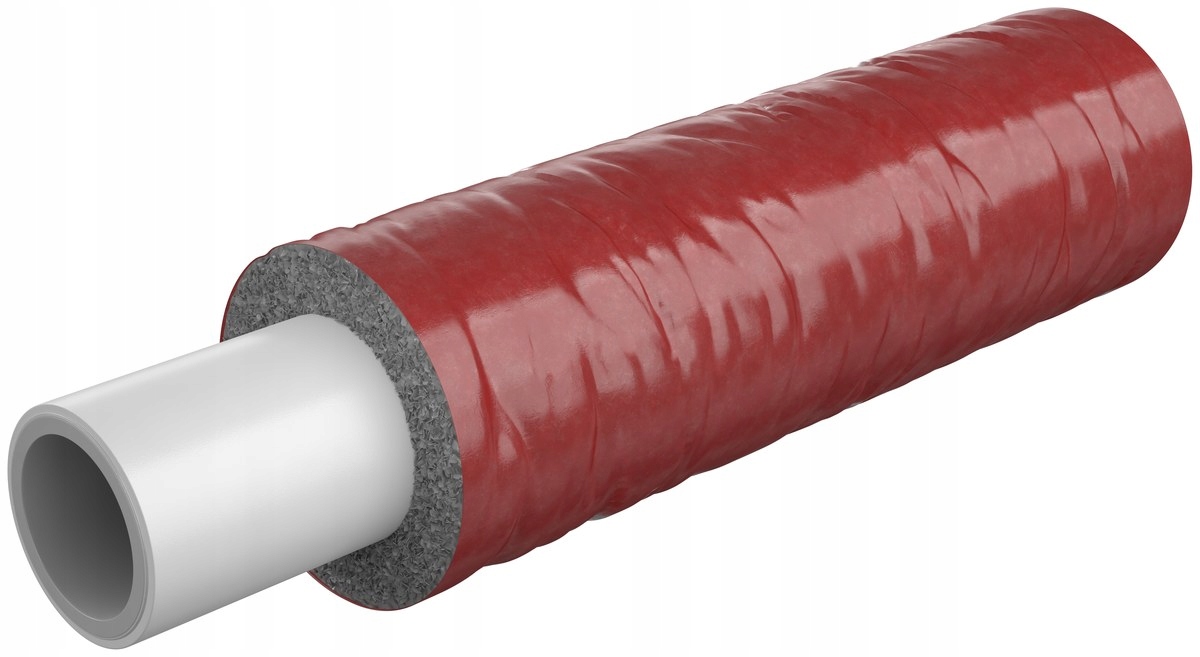 Rura Pertal w czerwonej izolacji 6 mm ultraPRESS 20x2.0 zwój 50 m 50m