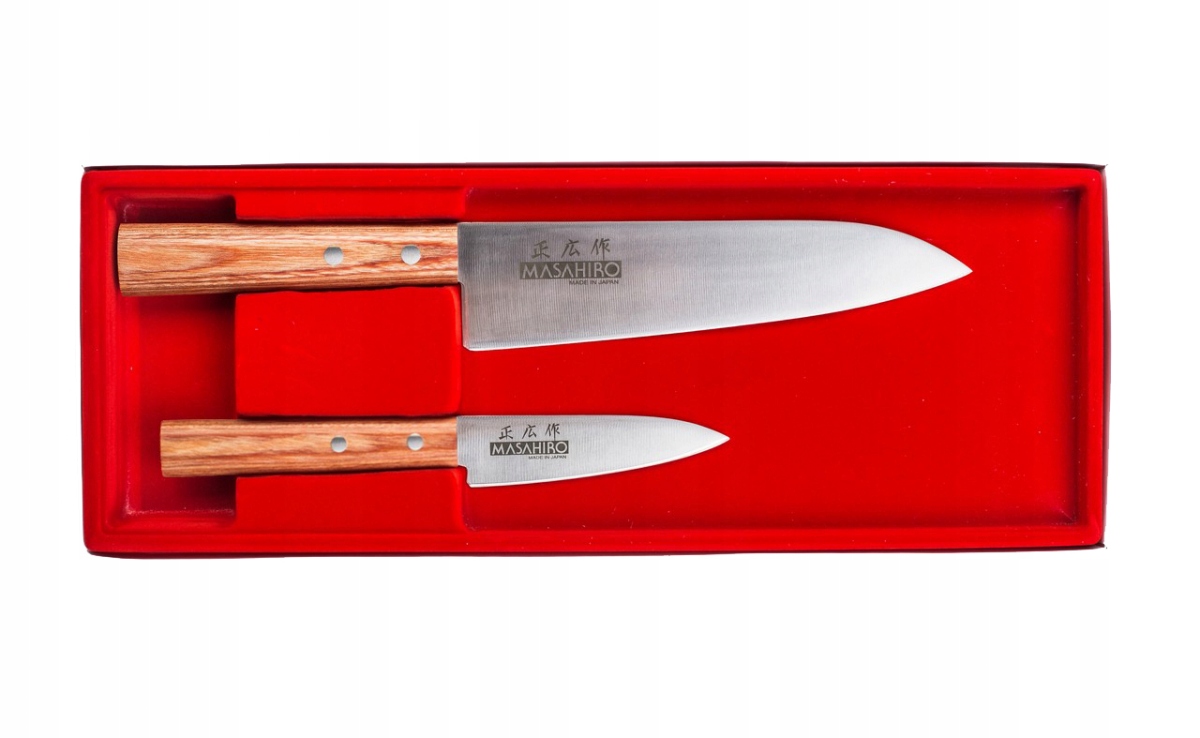 Masahiro Sankei – sada 2 nožov: šéfkuchára 18 cm a na lúpanie 9 cm