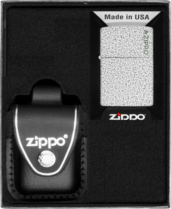Sada Zippo Zapalovač Glacier Logo Dárková No3