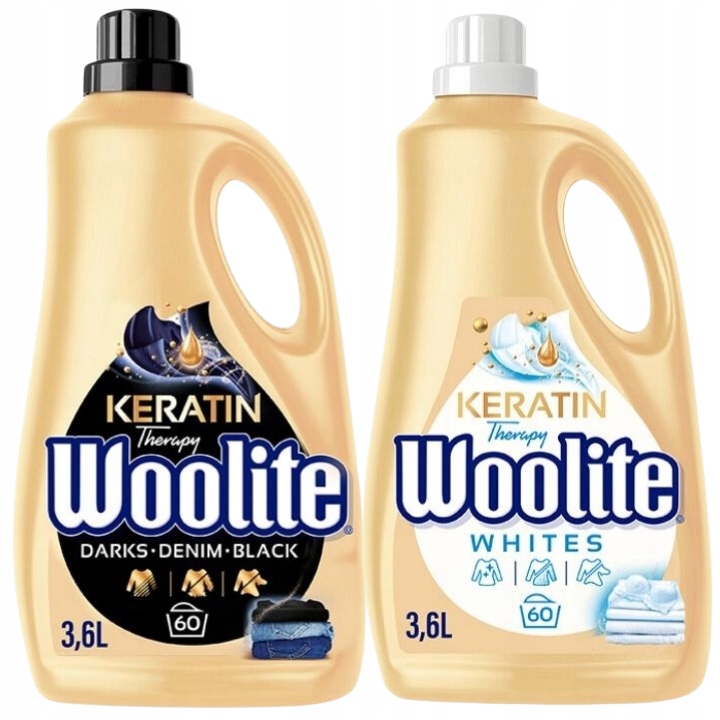Levně Woolite Tekutý prací prostředek na prádlo a černé prádlo 2x 3,6L