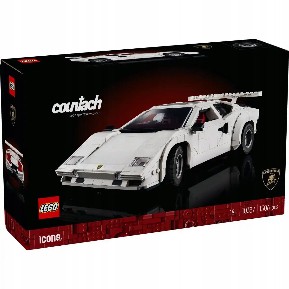 LEGO ICONS 10337 LAMBORGHINI COUNTACH 5000 QUATTROVALVOLE