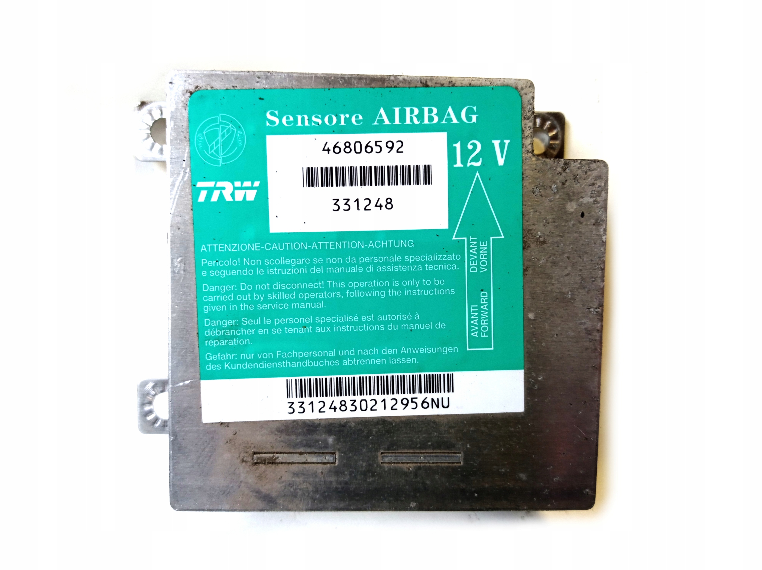 module SENSOR airbag FIAT PUNTO II 46806592