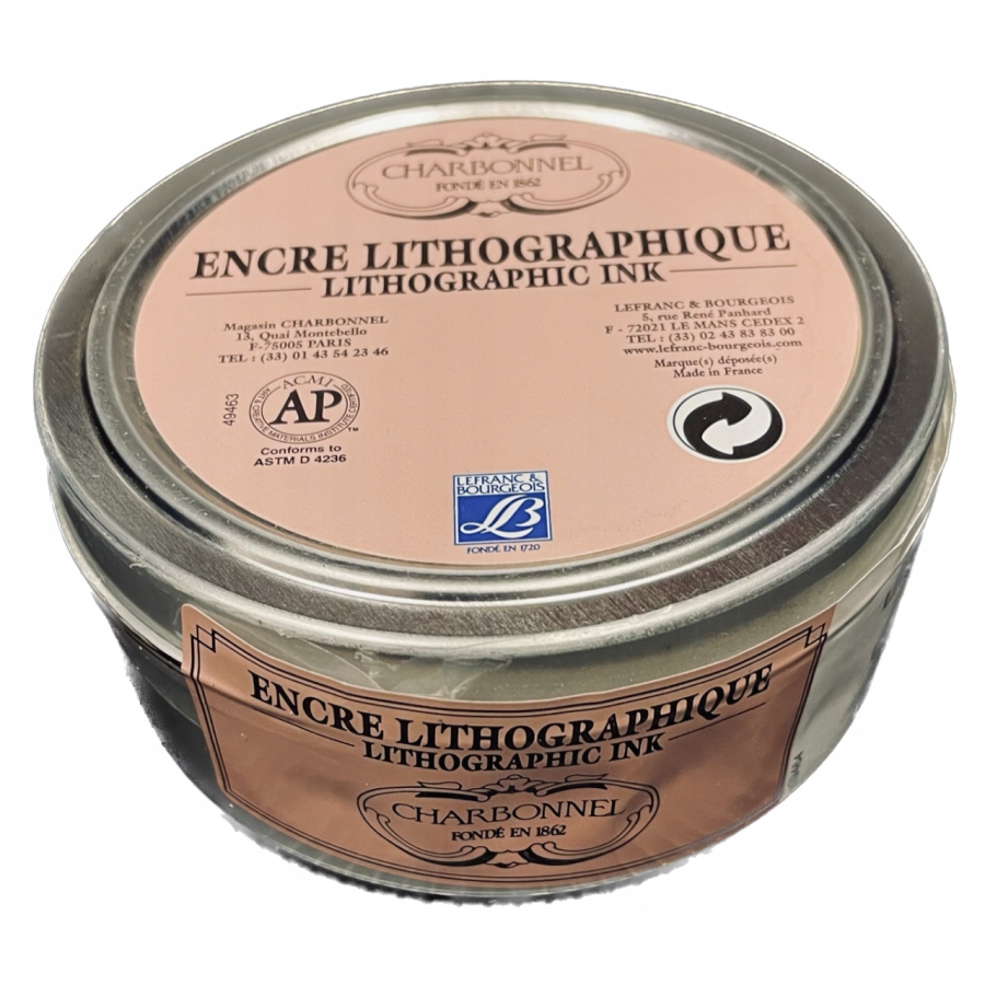 Barva litografická černá rubbing up 250g Charbonnel 331154