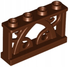 

Lego 19121 Płotek 1x4x2 brązowy Nowy (2g)