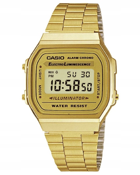Klasické hodinky zlaté Casio Vintage A168WG 9EF Retro +GRAWER,gratis