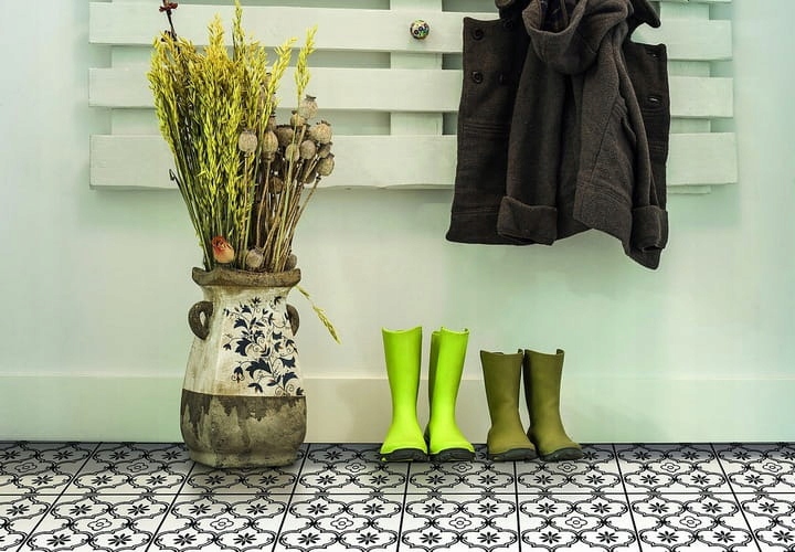 SAMOPRZYLEPNE PŁYTKI PODŁOGOWE MAROKAŃSKI STYL PCV EAN (GTIN) 4007386491312