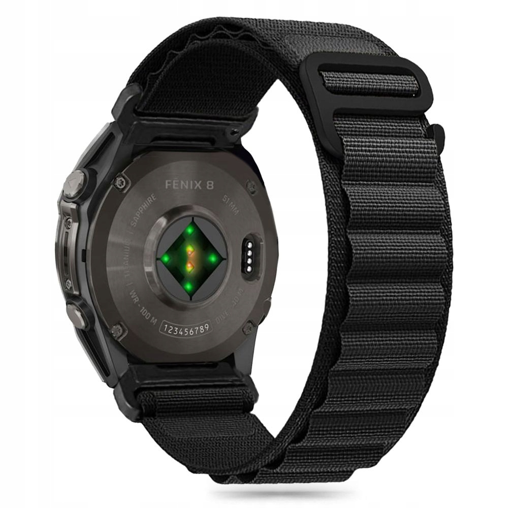 Tech- Protect Nylon Pro Garmin Fenix 5 6 6 Pro 7 8 8 Pro (47 mm) E Black
