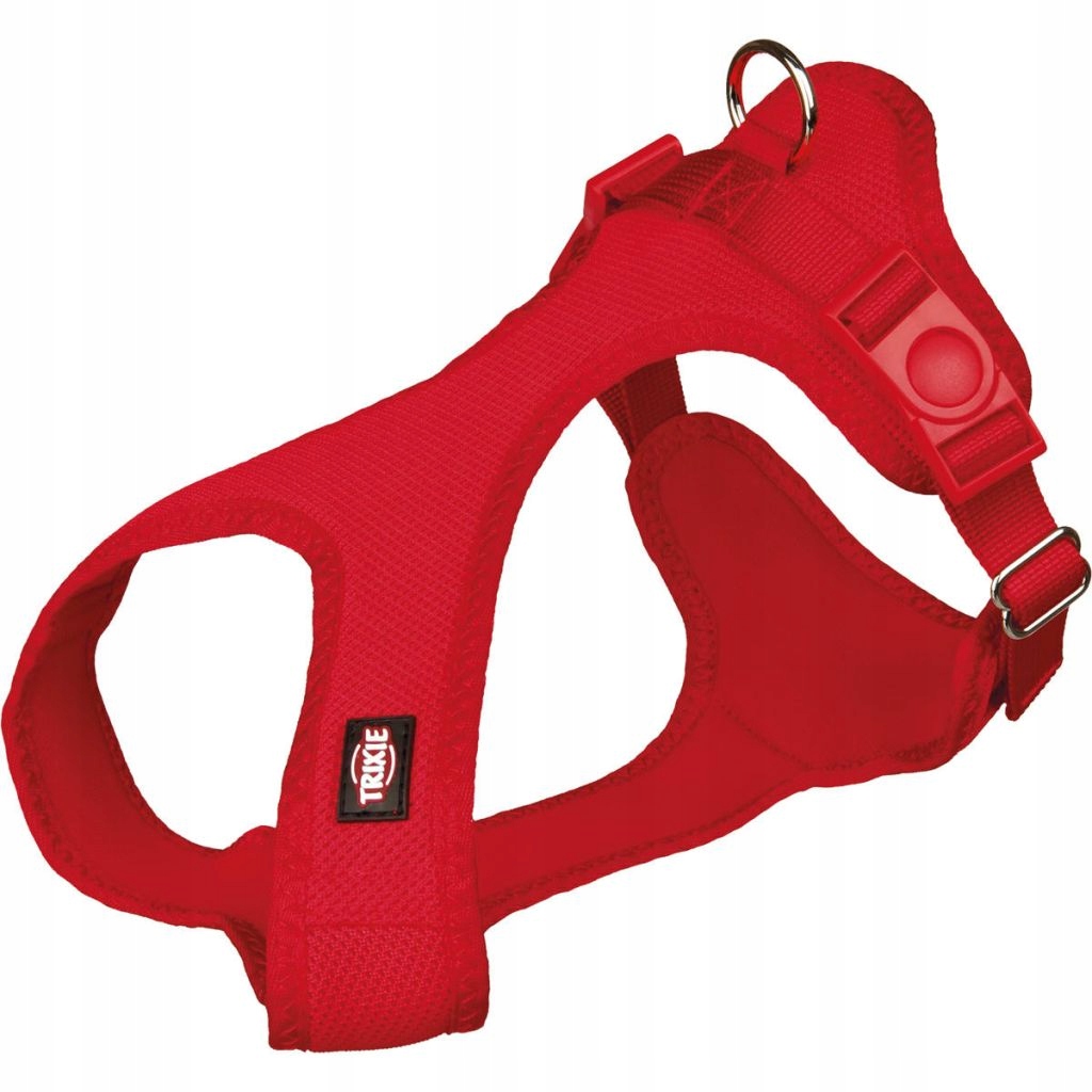 Levně Měkký postroj, S–m: 35–60 cm/20 mm, červený