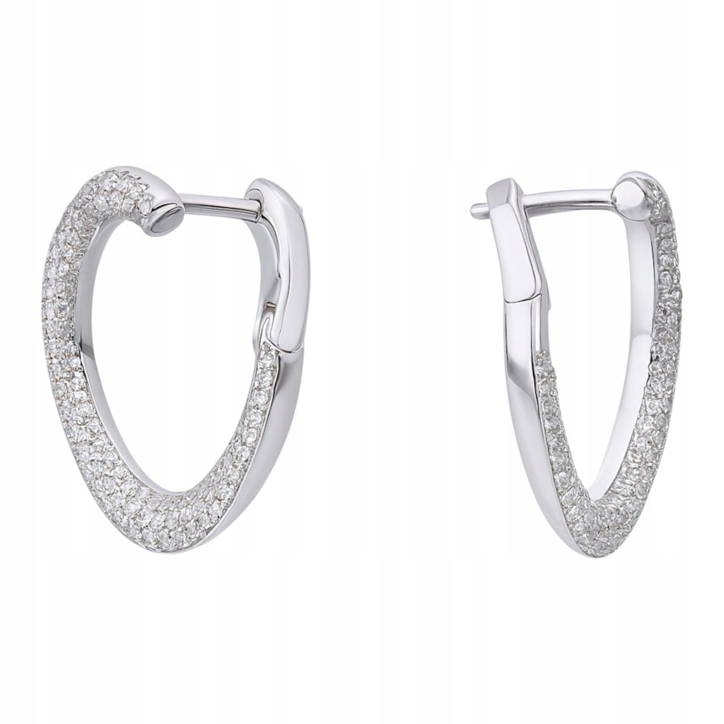 Stříbrné náušnice Ag 925 rhodiované s zirkony IM0580925ER