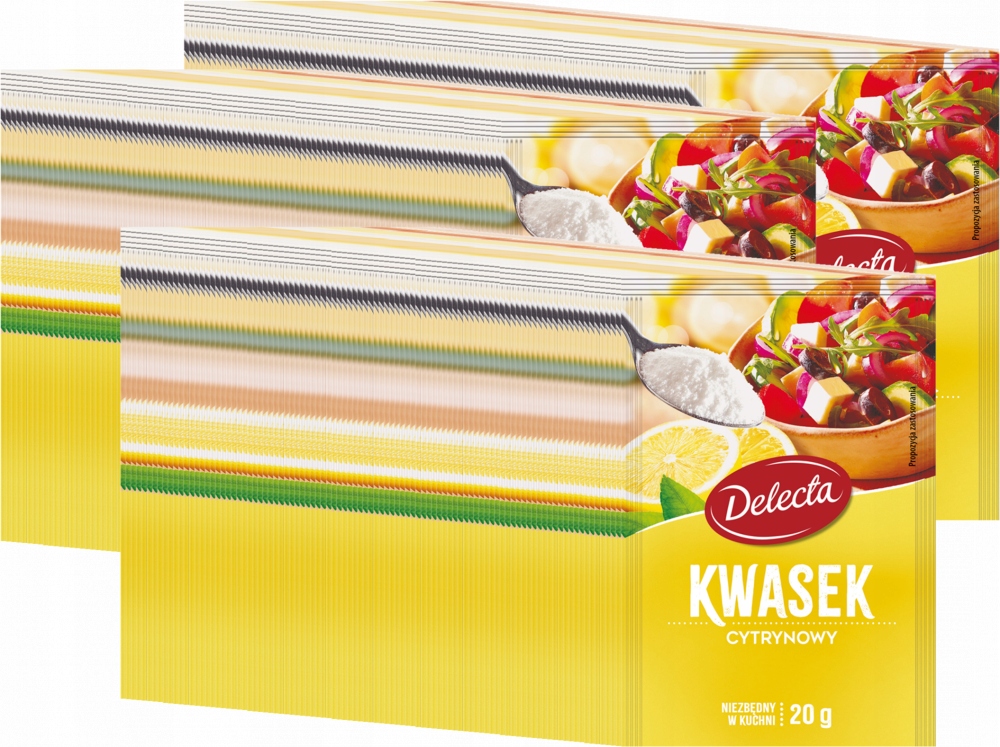Kwasek cytrynowy Delecta 20g x250