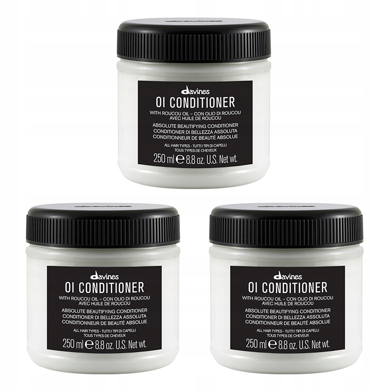 Davines Oi Oil Hydratační Kondicionér Na Vlasy 3X250 ML
