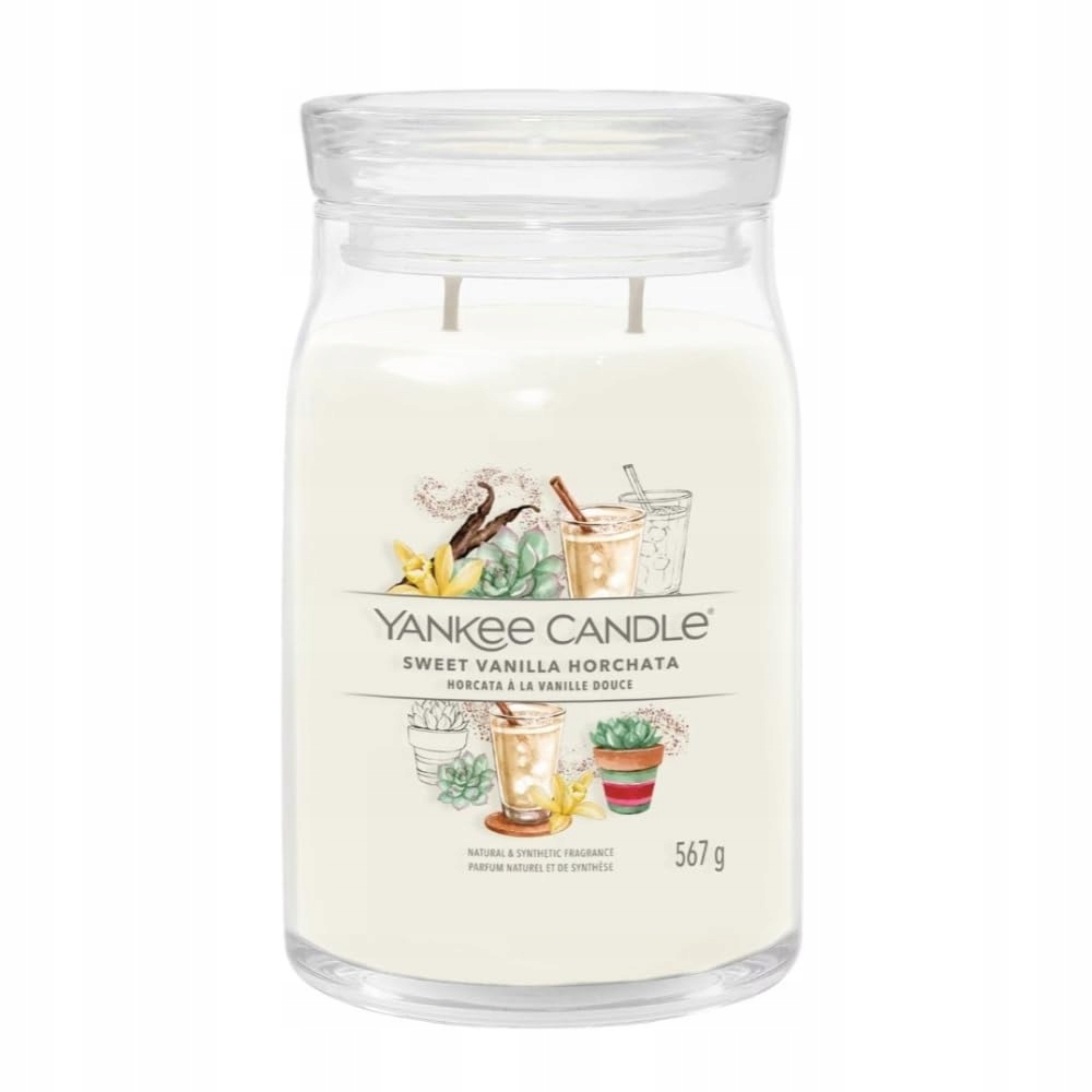 Yankee Candle Vonná Svíčka Sweet Vanilla Horchata 567 G