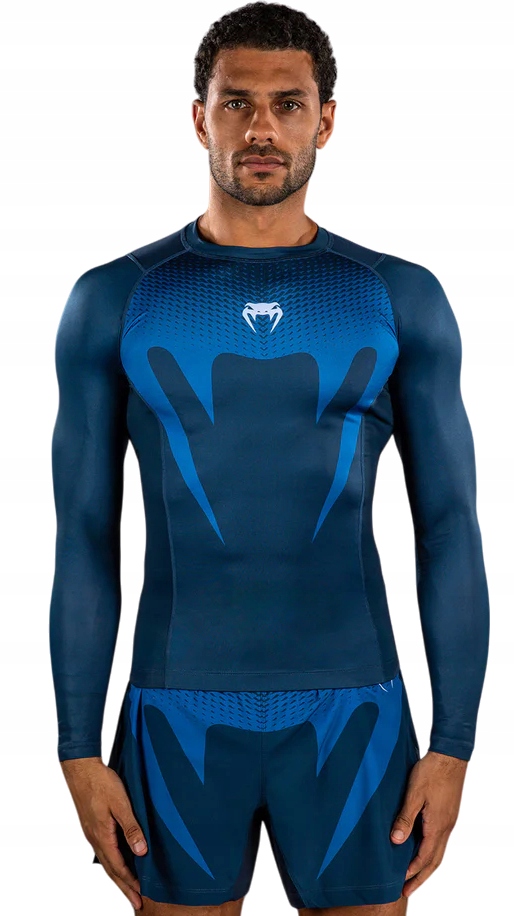 Venum Rashguard Dlouhý rukáv s dlouhým rukávem No Gi Indigo S