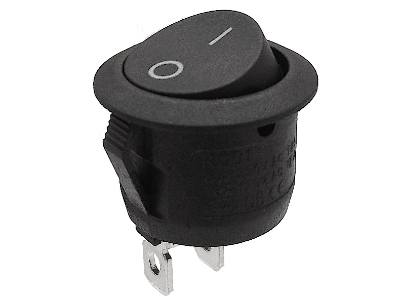 [SE40] Wyłącznik kołyskowy okrągły 20mm 250V 6A opakowanie 200 sztuk