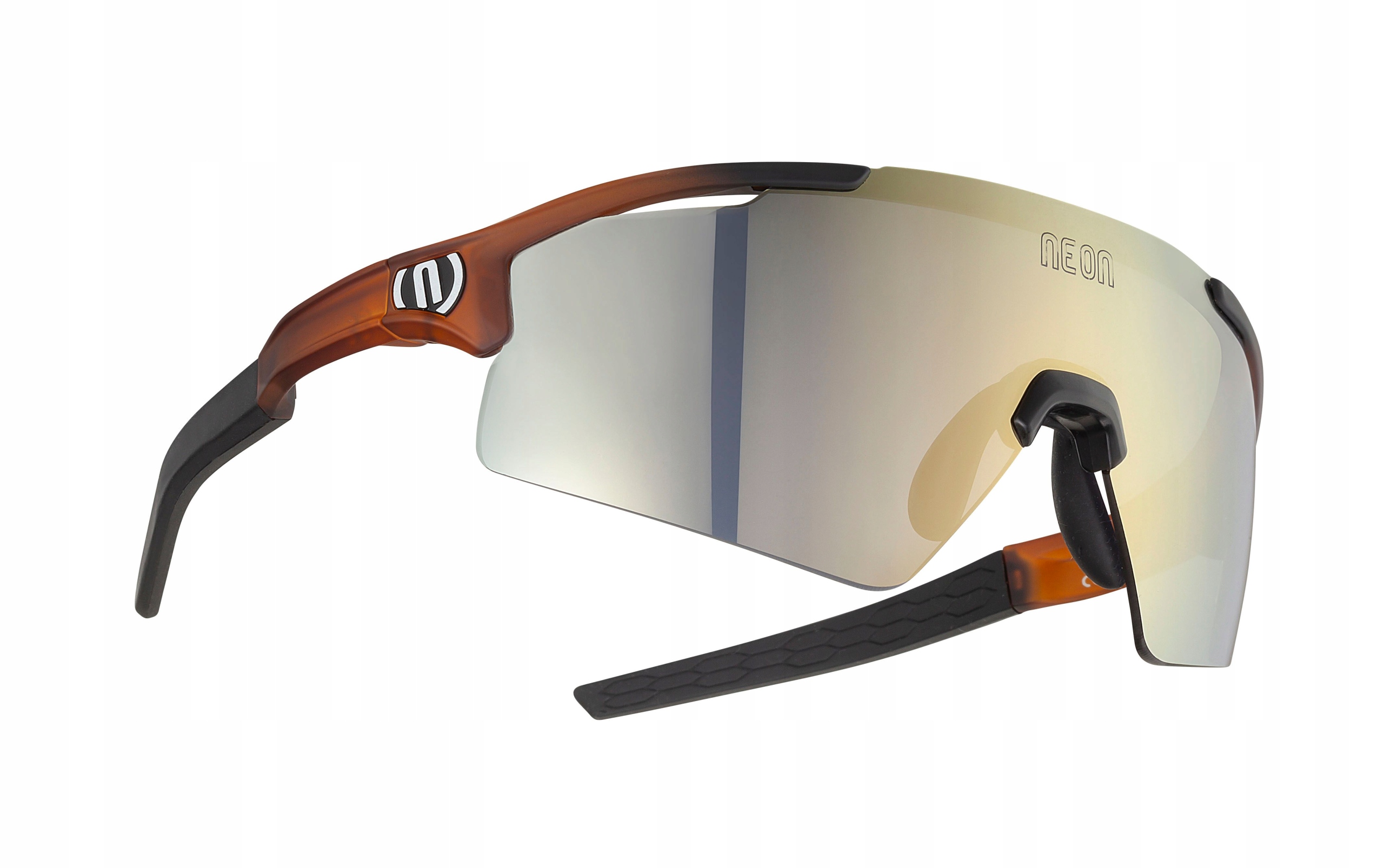 Cyklistické Brýle Neon Nova Mirror Bronze Cat 3 Crystal Caramel/black Matt