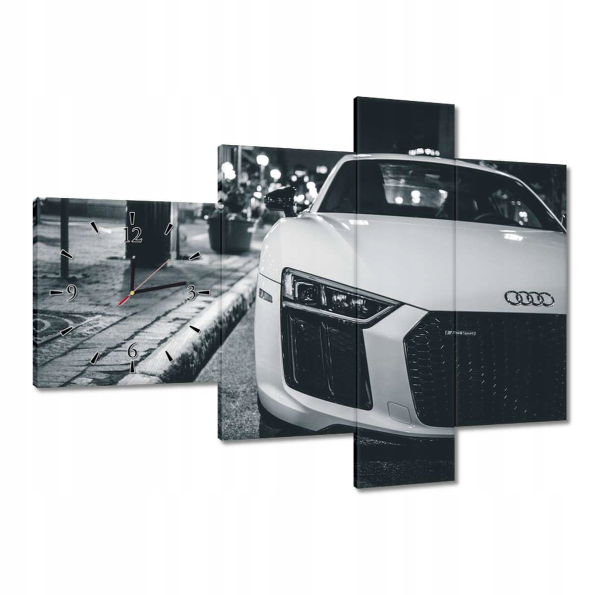 Hodiny 100x70 Audi Krásné auta