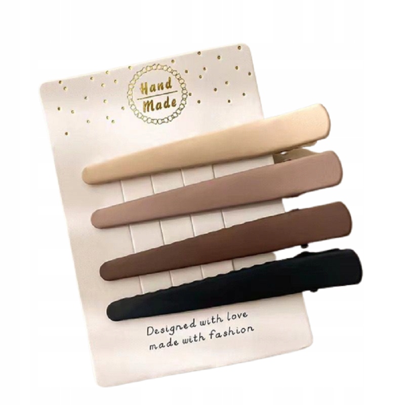 

Zestaw 4 Spinek Wsuwek Metalowych Do Włosów Brąz