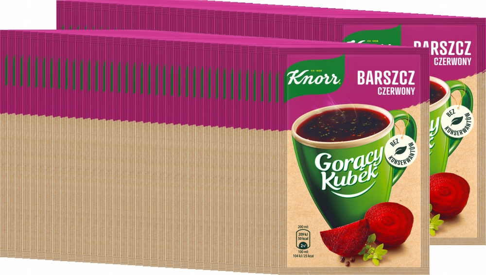Knorr Gorący Kubek Barszcz Czerwony 14 g x78