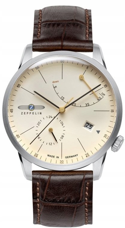 Nové Originální Pánské hodinky Zeppelin 7366-5 automatic data gravírování krabička