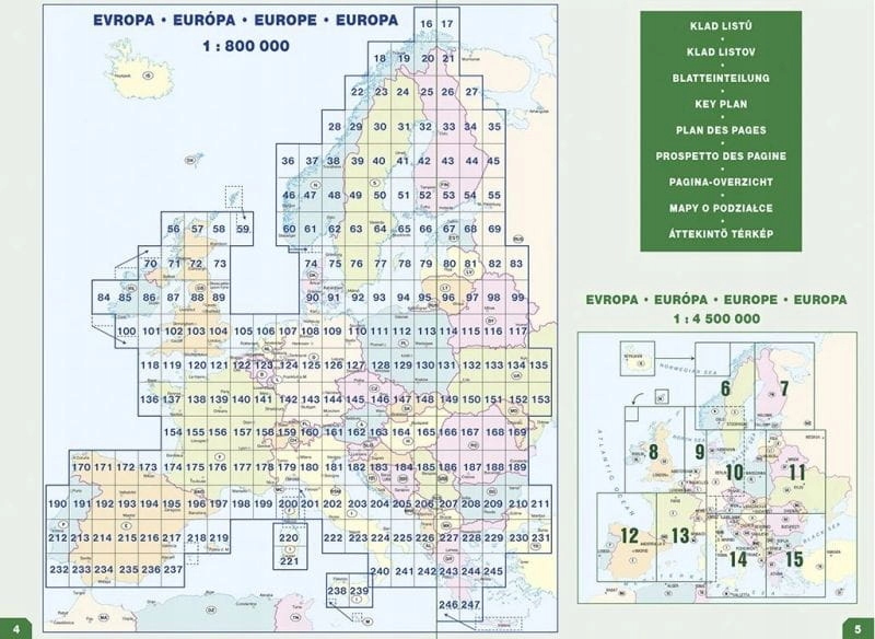 EUROPA 1:800 000 ATLAS SAMOCHODOWY TURYSTYCZNY 2025 / 2026 SHOCART ISBN 9788072246717