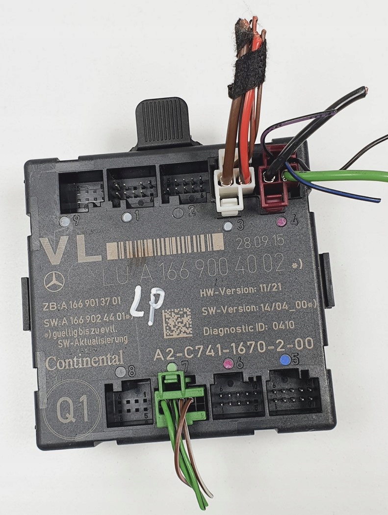 Модуль передньої лівої двері MERCEDES W176 A1669004002