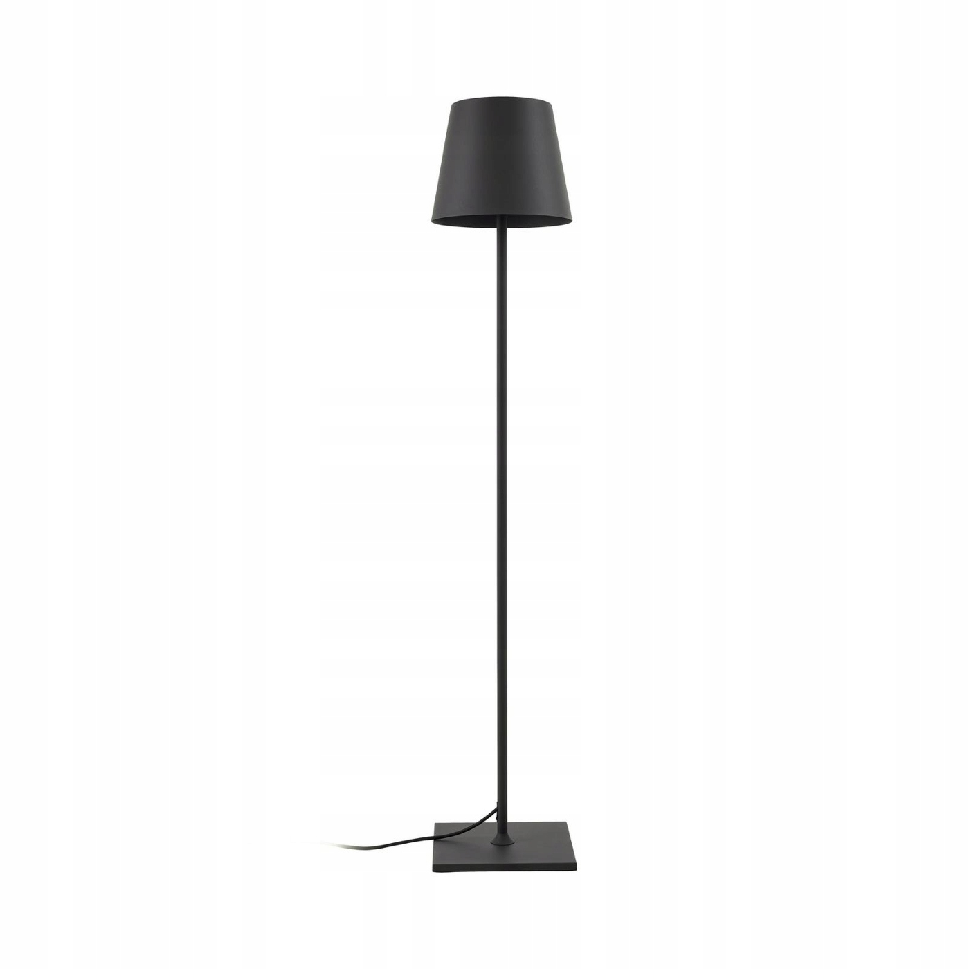 Lampa tarasowa Lucande Andrei, szara, wysokość 150 cm, IP54, E27